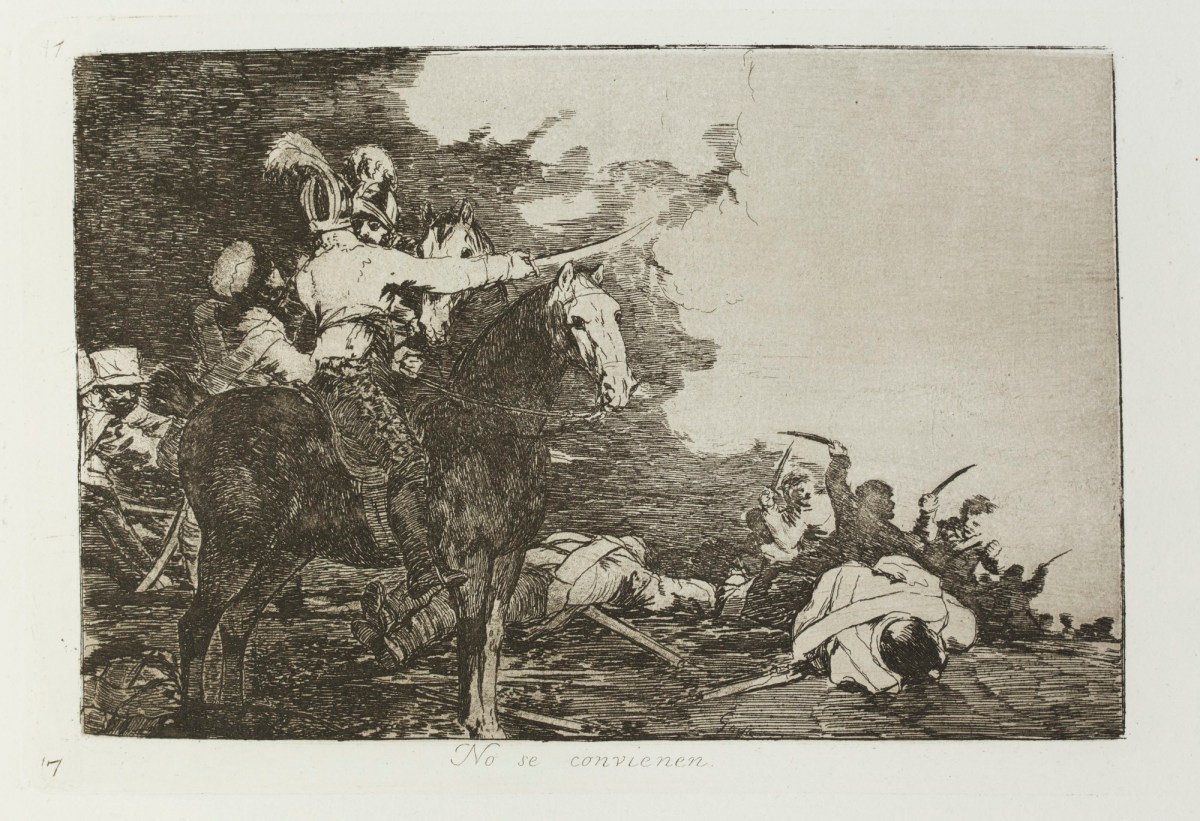 Francisco Goya, 'No se convienen.'