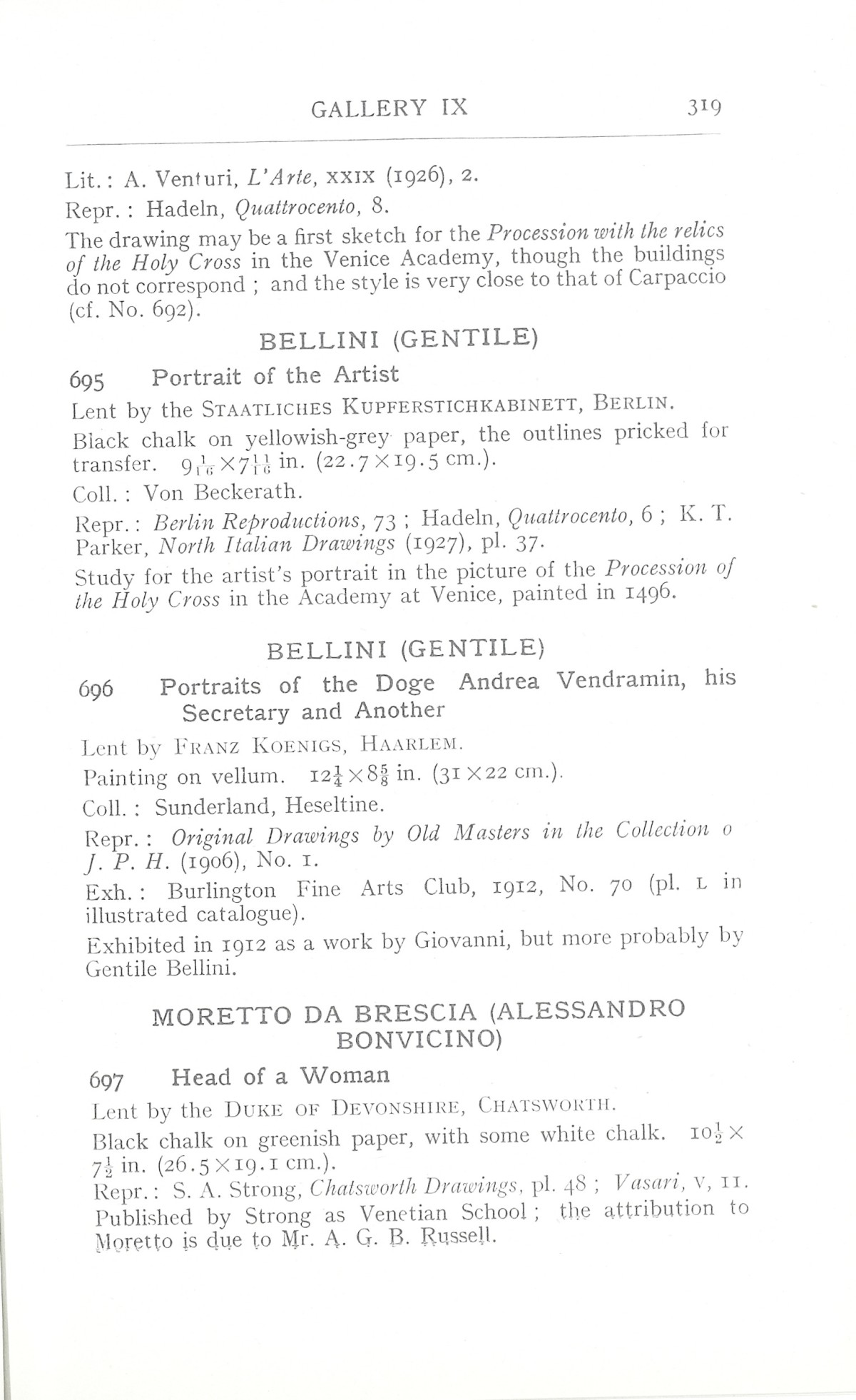 Page 323 of 1930 - Exhibition of Italian Art 1200-1900