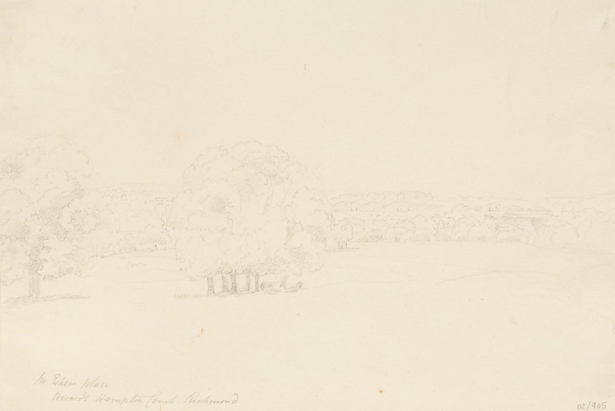 Philip Reinagle RA, Landscape near Esher Place, Surrey