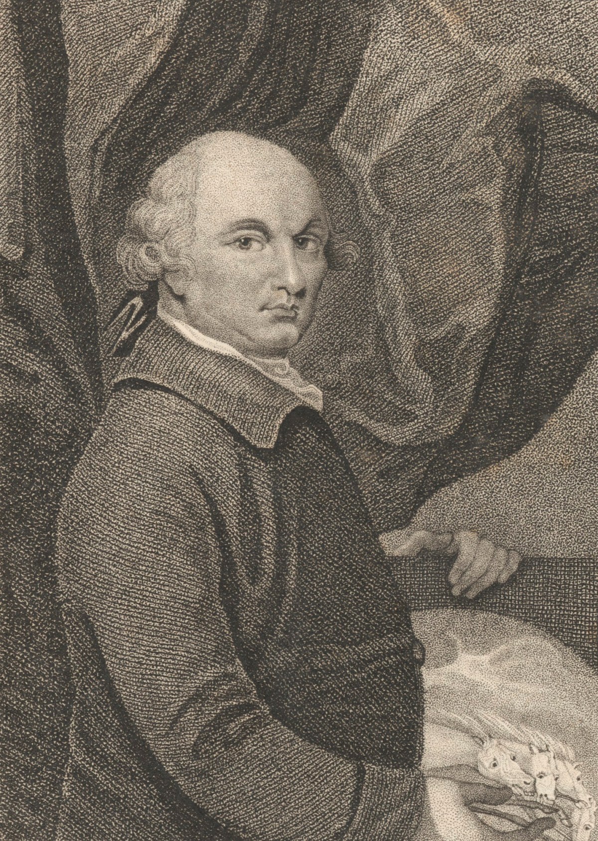 Ozias Humphry RA, Portrait of George Stubbs ARA