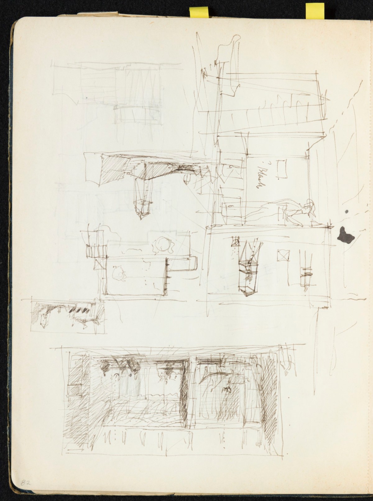 Sir Hugh Casson PRA, Britannia and Glyndebourne sketchbook