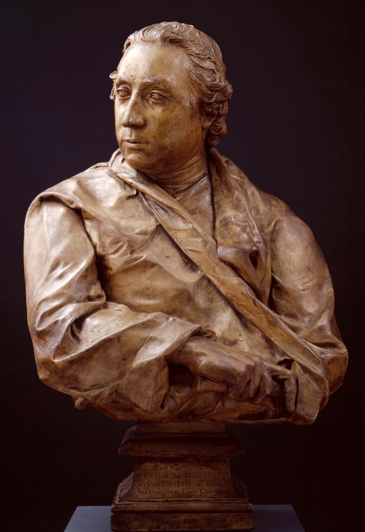 Louis Francois Roubiliac, Bust of Joseph Wilton, R.A.
