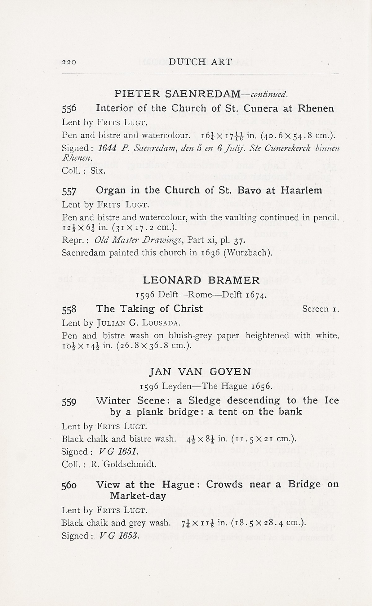 Page 224 of 1929 - Exhibition of Dutch Art 1450-1900