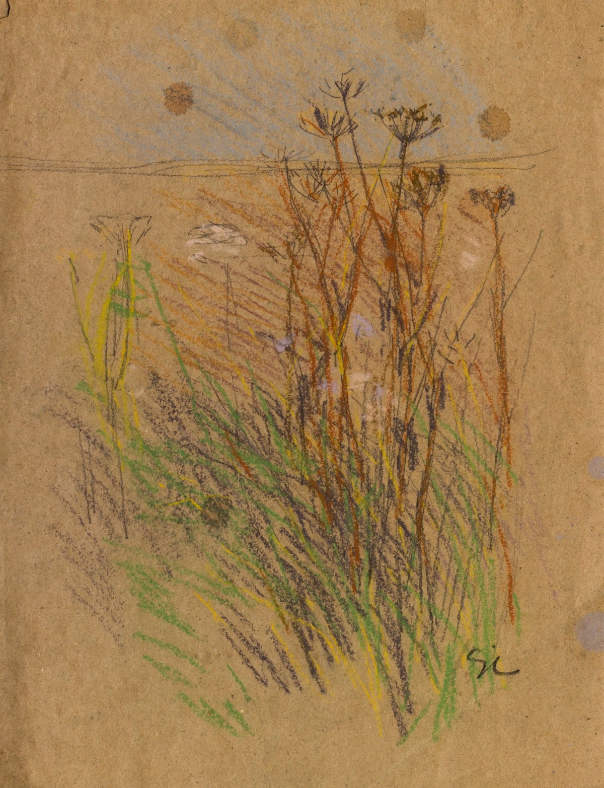 Sir George Clausen RA, Study of seed heads