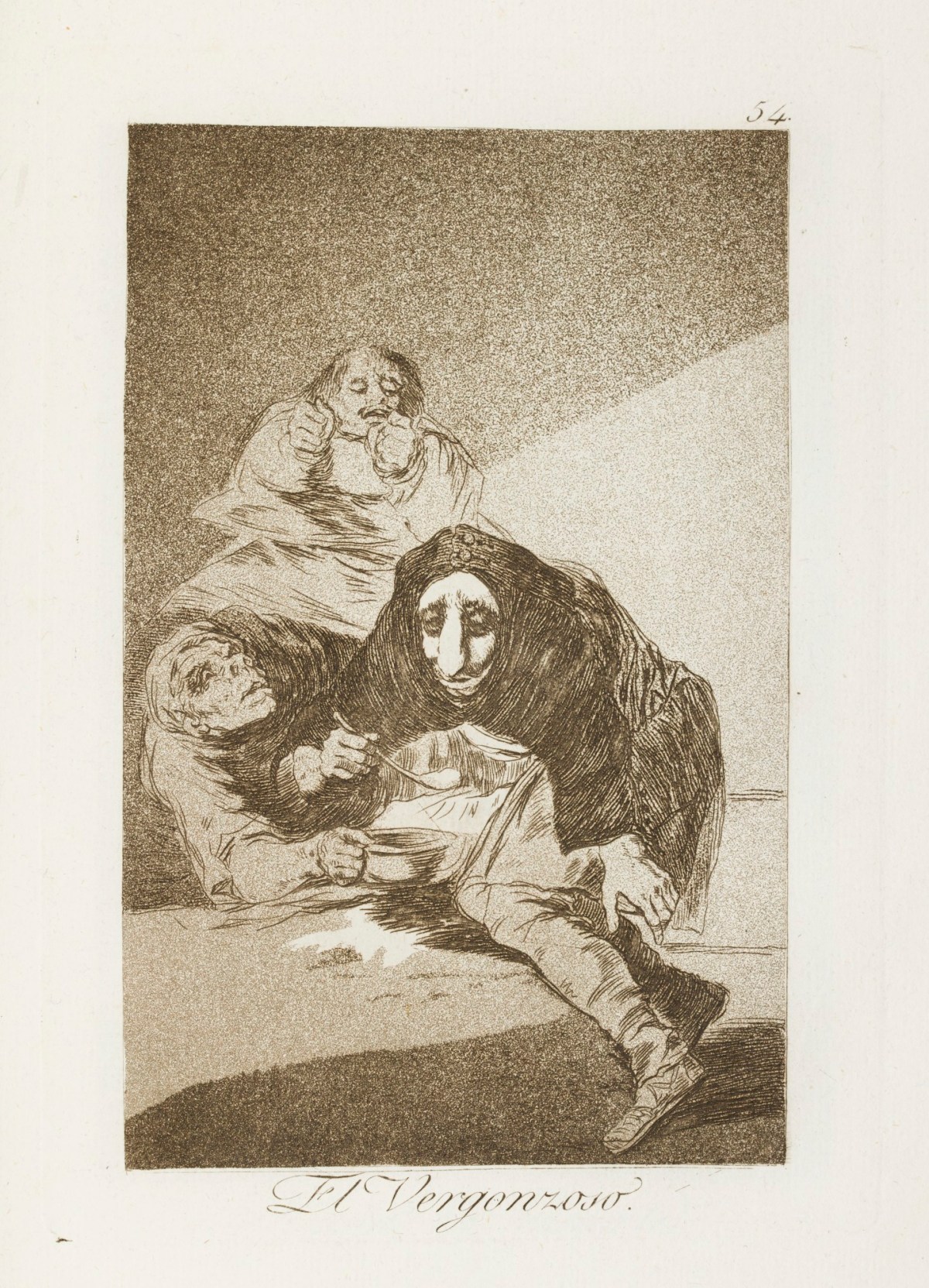 Francisco Goya, 'El vergonzoso.'
