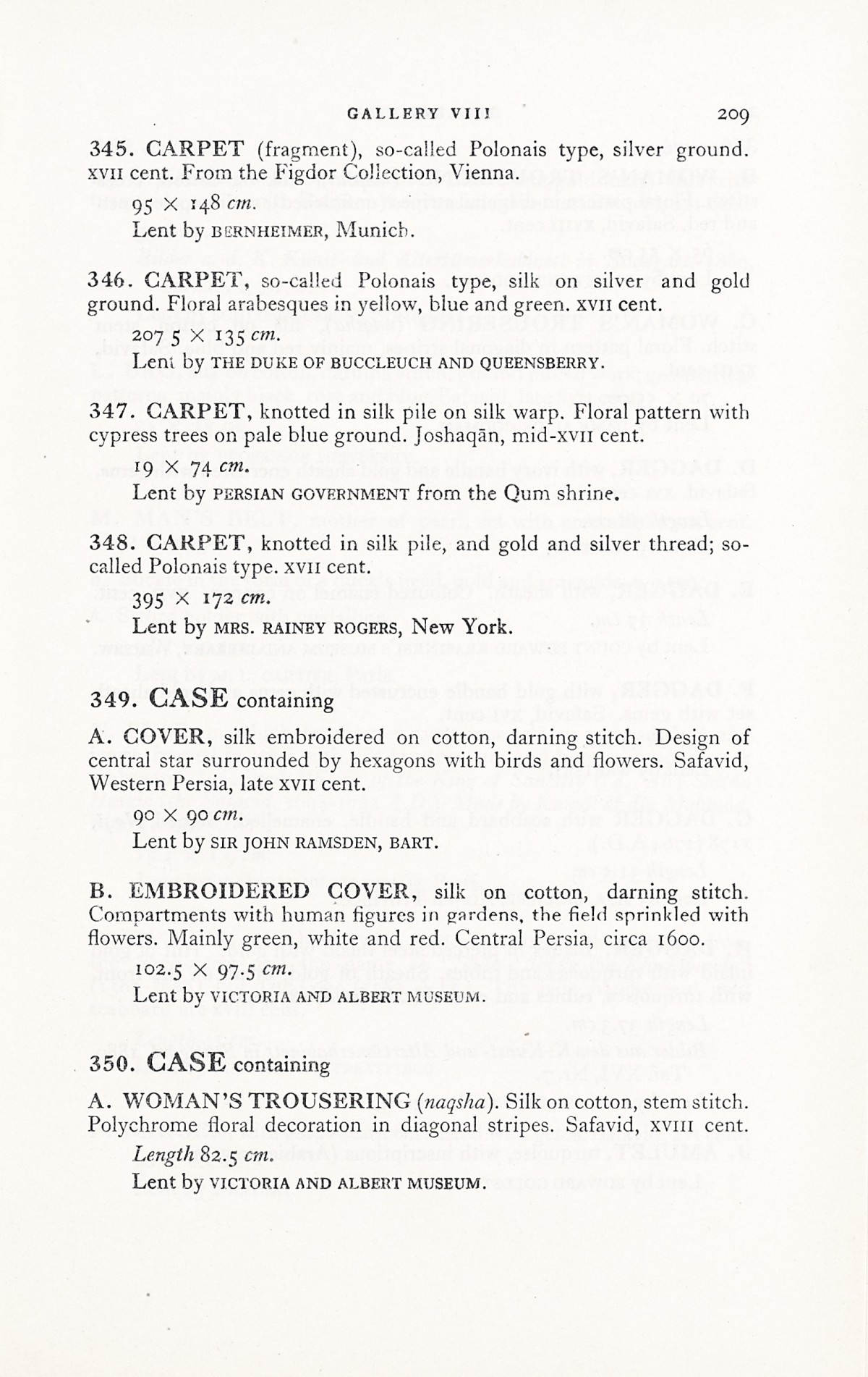 Page 237 of 1931 - International Exhibition of Persian Art