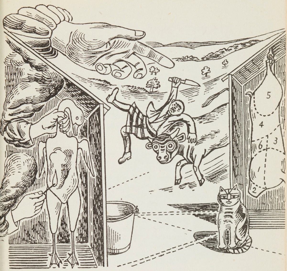 Edward Bawden RA, Meat, Game and Poultry