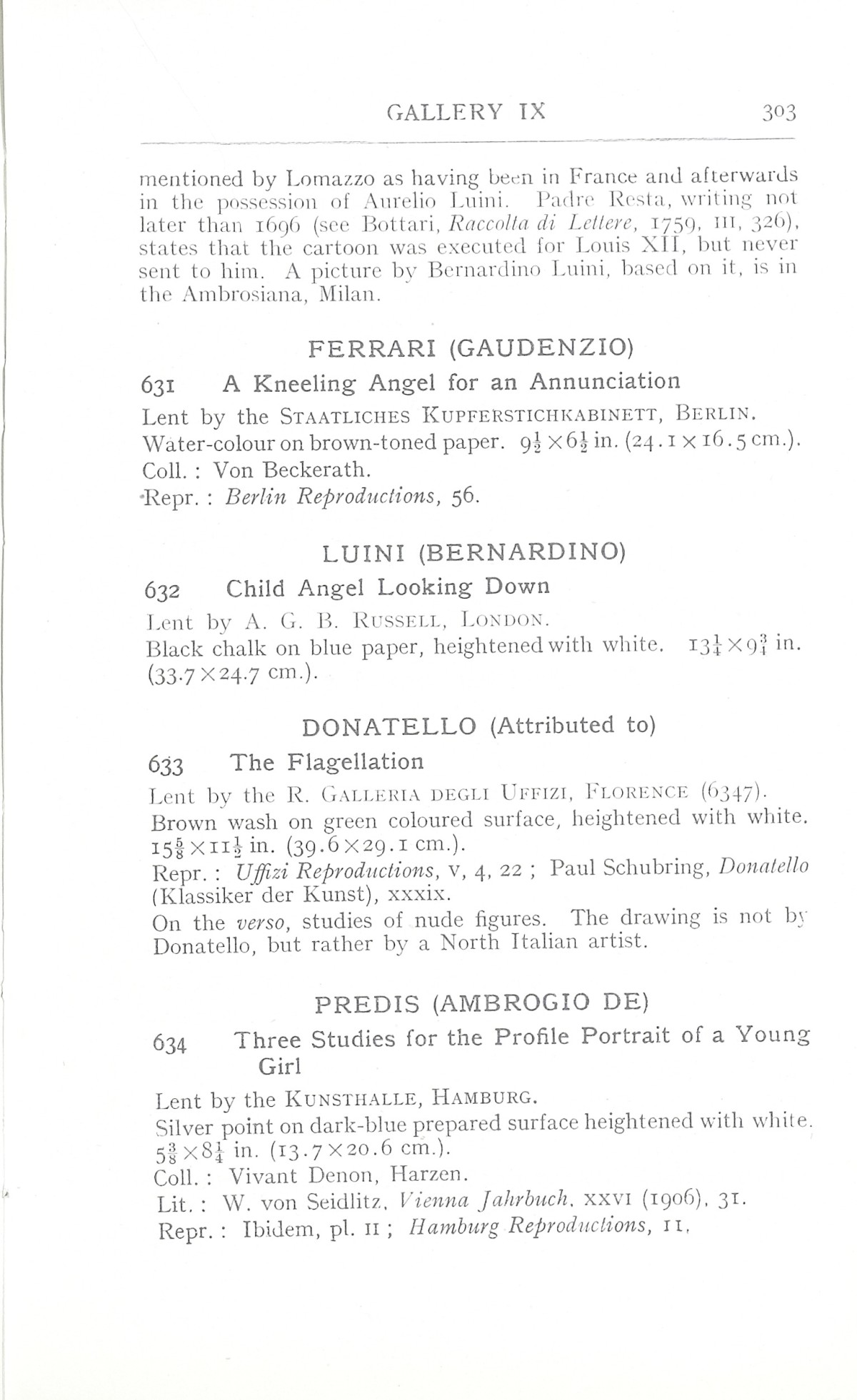 Page 307 of 1930 - Exhibition of Italian Art 1200-1900
