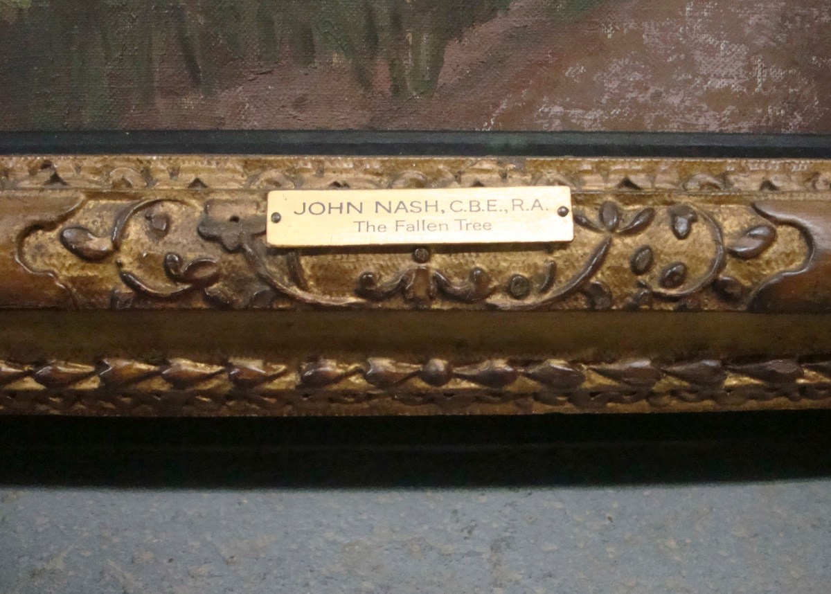 Unknown, Frame for John Nash RA 'The Fallen Tree'