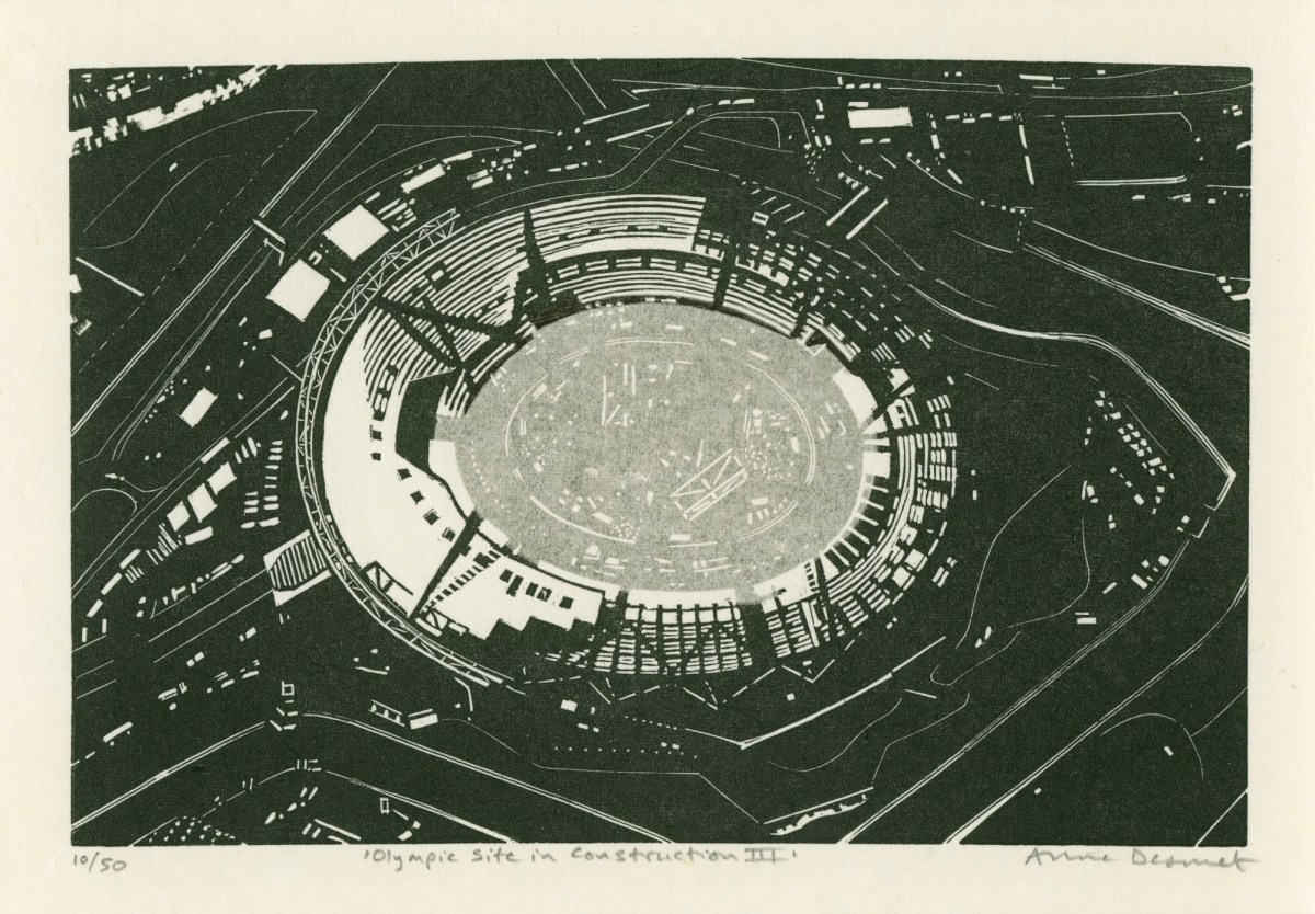 Anne Desmet RA, Olympic Site in Construction III