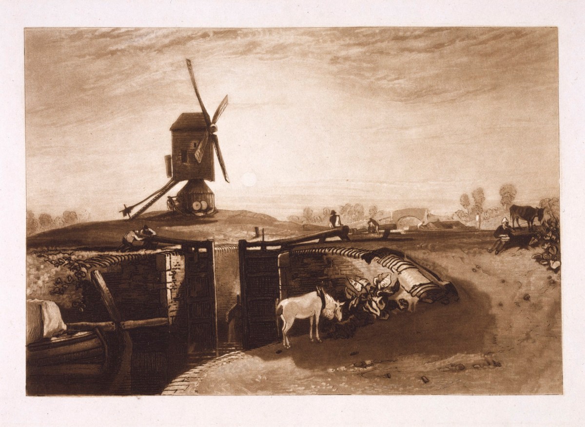 J.M.W. Turner RA, Windmill and Lock