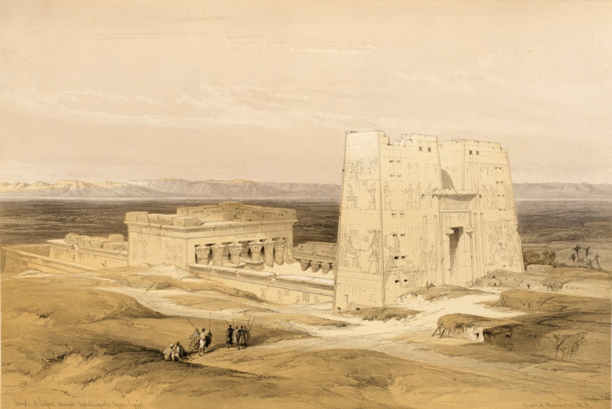 Temple of Edfou, ancient Appolinopolis, Upper Egypt | Works of Art | RA ...