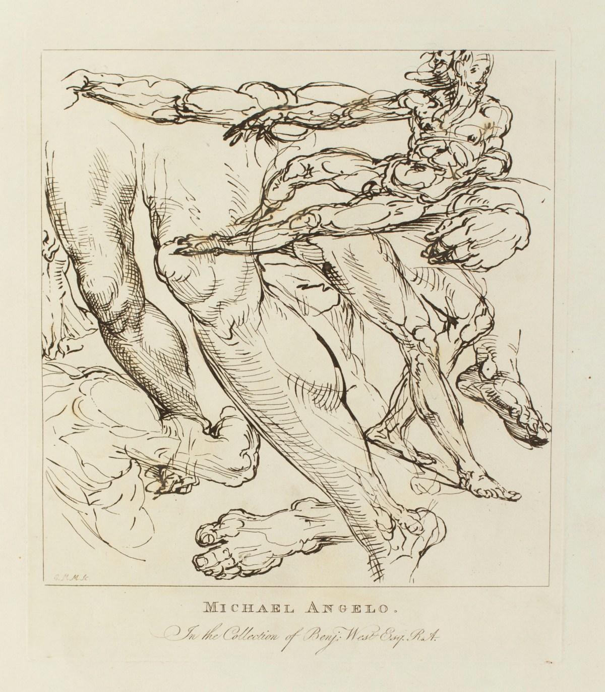 Conrad Martin Metz, Studies of legs