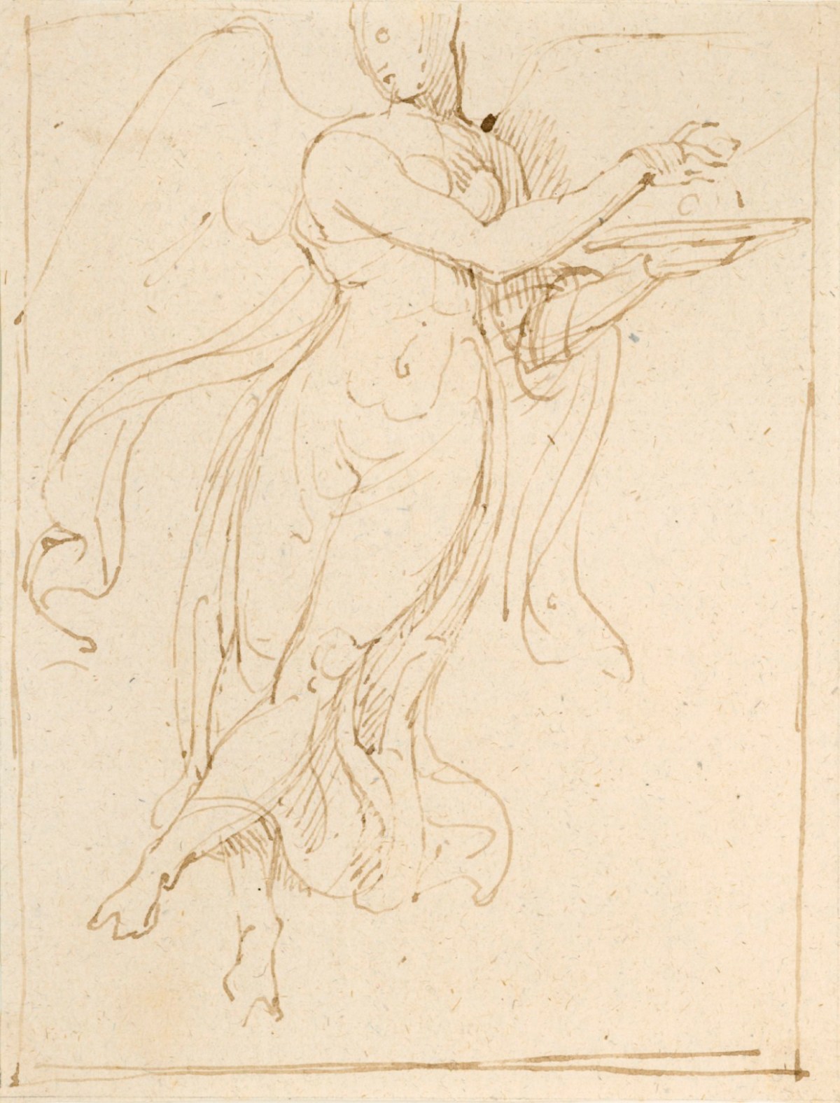 John Gibson RA, Winged female figure