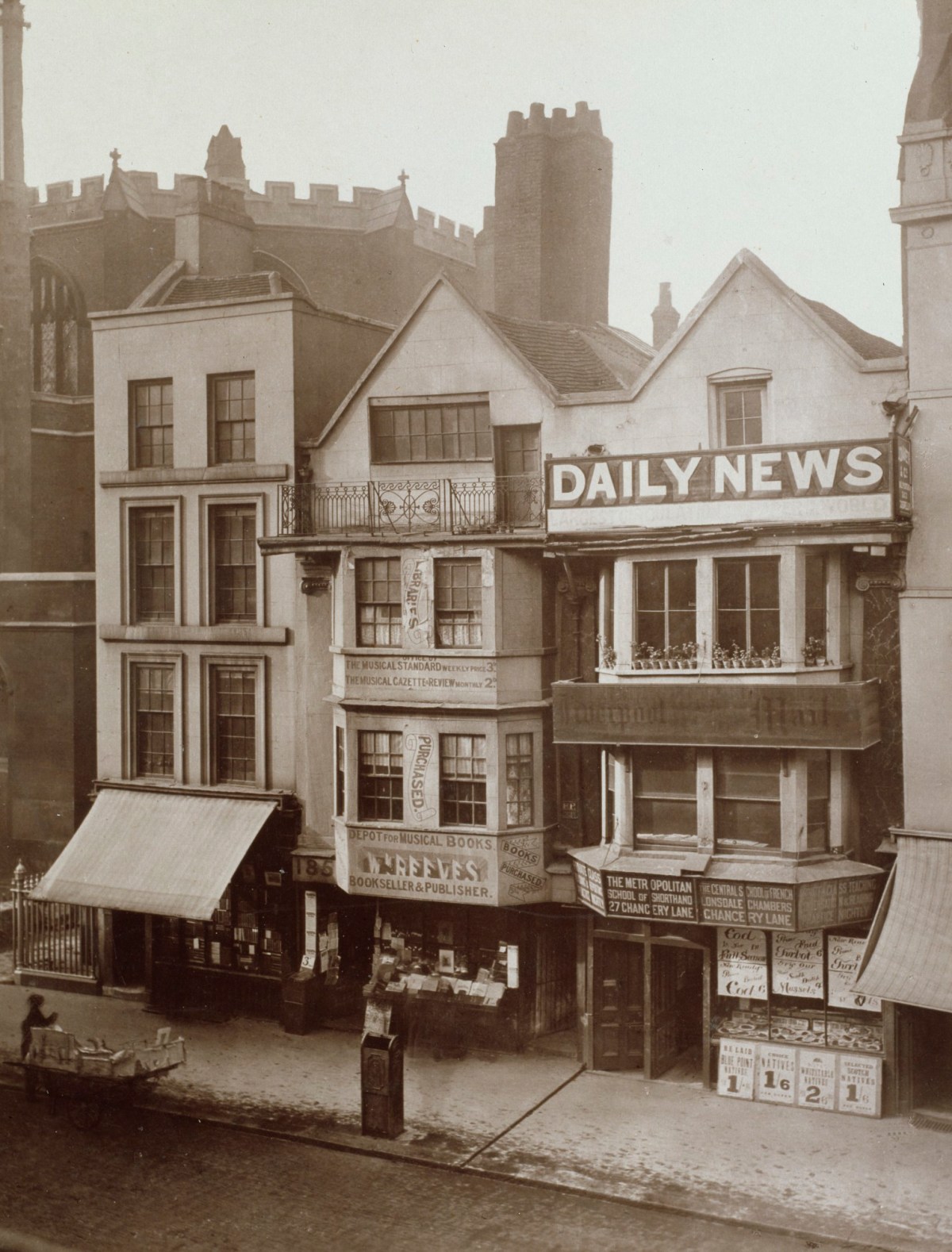 Old Houses, Fleet Street Works of Art RA Collection Royal Academy of Arts