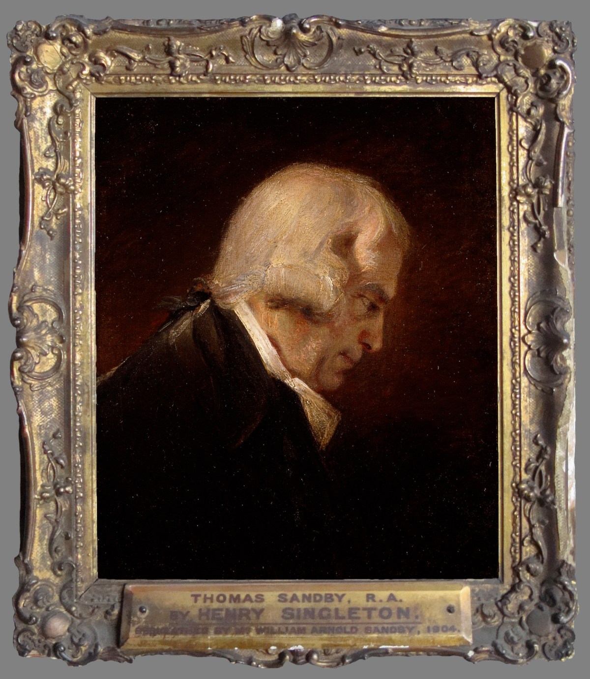 Unknown, Frame for Henry Singleton 'Portrait of Thomas Sandby, R.A.'