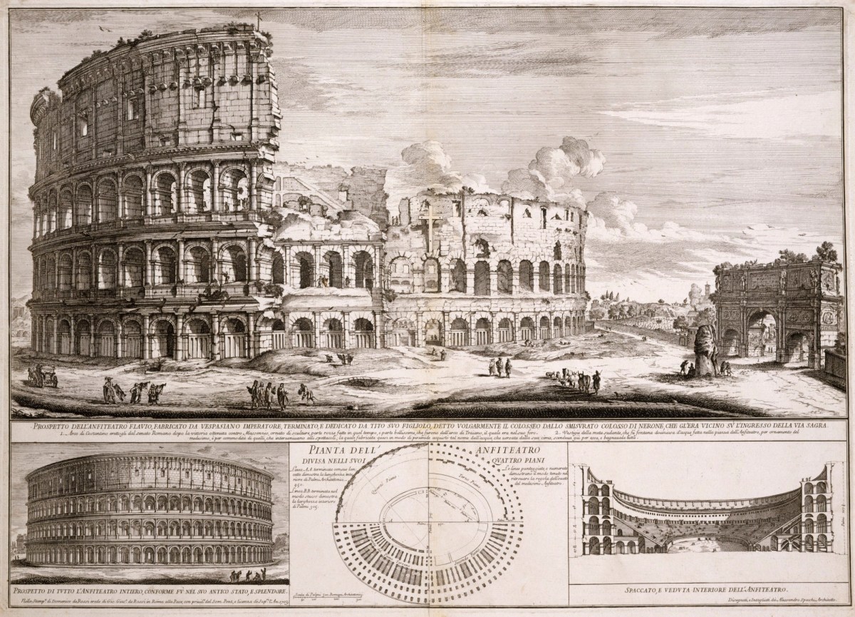 Alessandro Specchi, Prospetto dell'Anfiteatro Flavio