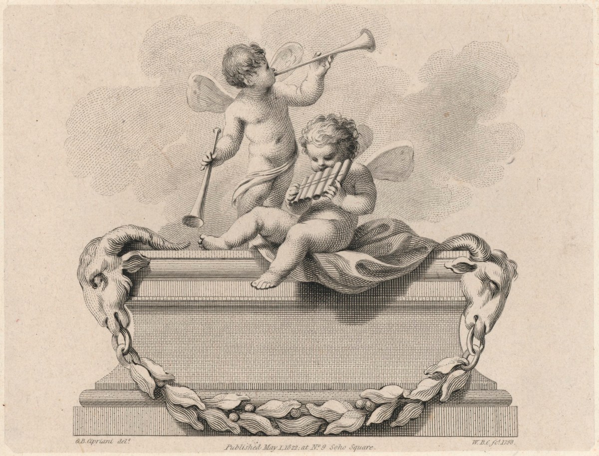 Giovanni Battista Cipriani RA, Design for a concert ticket (?)