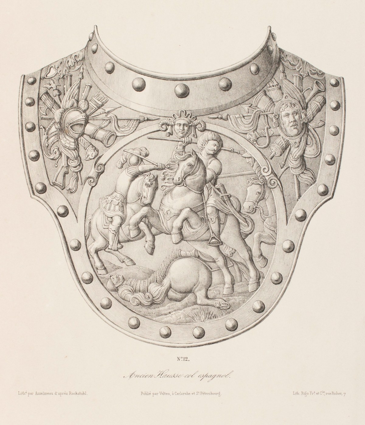 Alois Gustav Rockstuhl, Spanish gorget