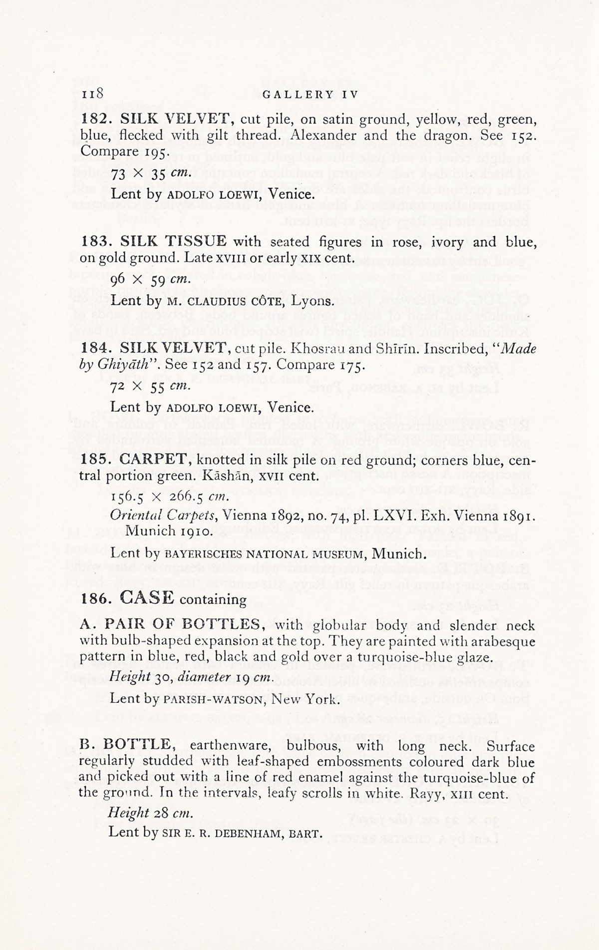 Page 146 of 1931 - International Exhibition of Persian Art