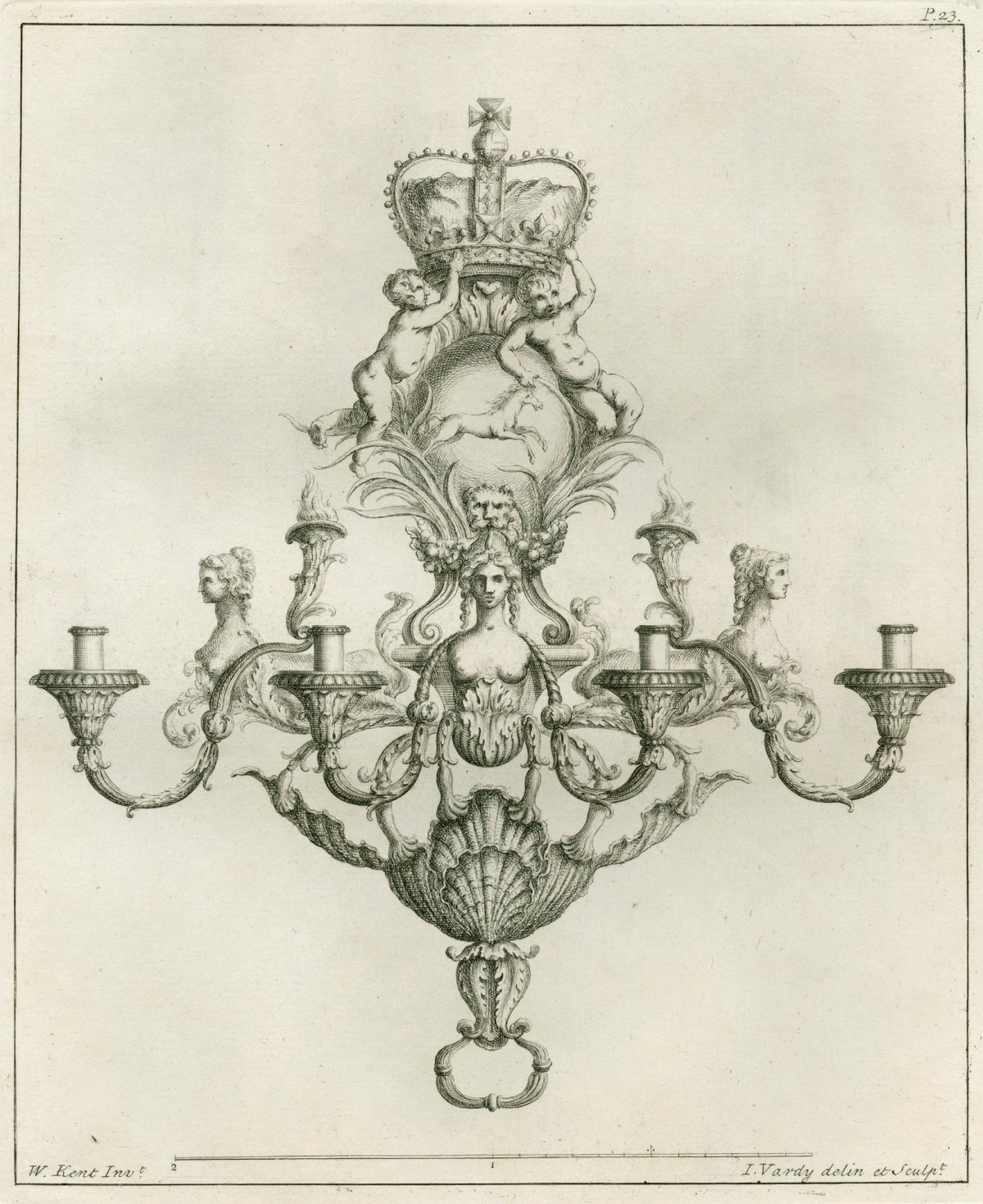 William Kent, 'Chandelier for the King'