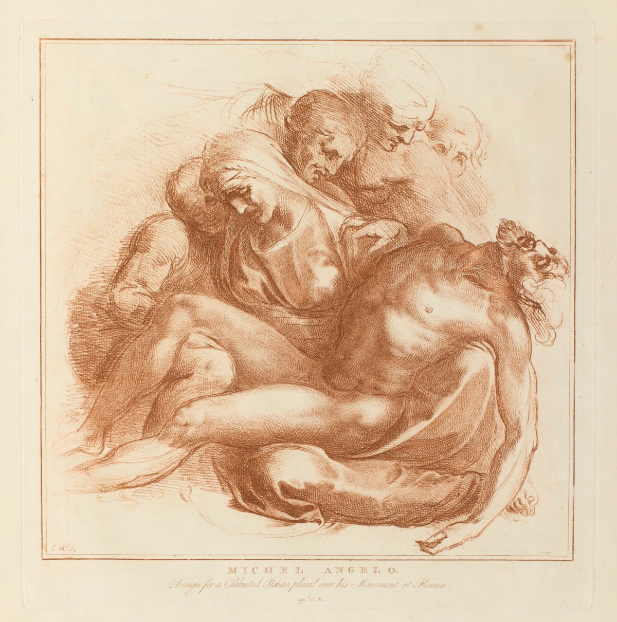 Conrad Martin Metz, Pietá attributed to Michelangelo
