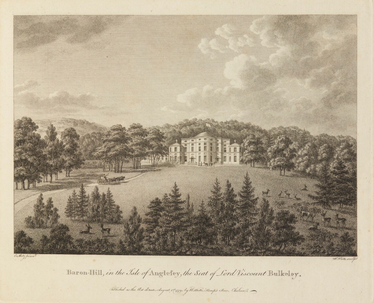 Conrad Martin Metz, Baron-Hill, in the Isle of Anglesey, the seat of Lorde Viscount Bulkeley