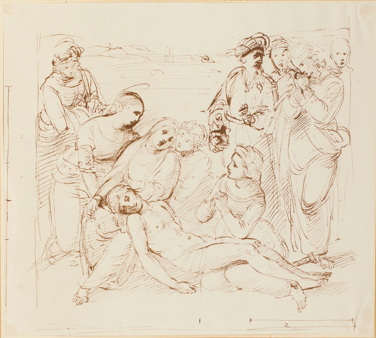Raphael, Plate 11: 'the Virgin and the Apostles' attributed to Raffaello Sanzio