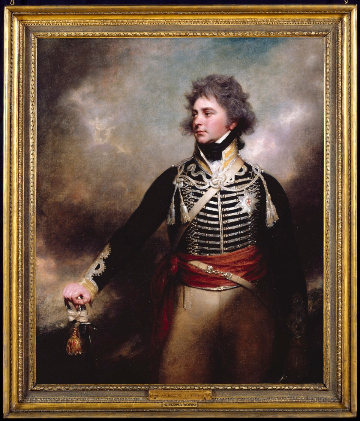 Unknown, Frame for Sir William Beechey RA 'The Prince of Wales (later George IV)'