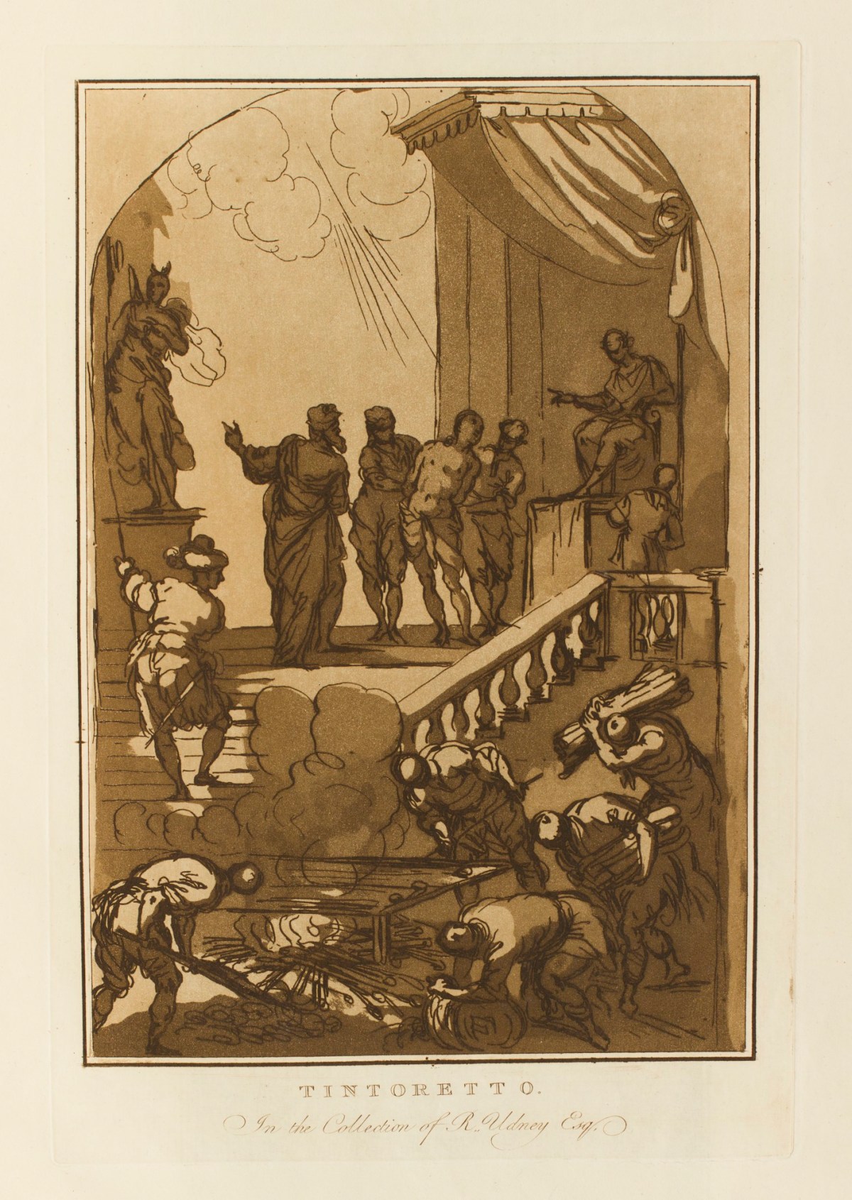 Conrad Martin Metz, Martyrdom of Saint Laurence attributed to Tintoretto