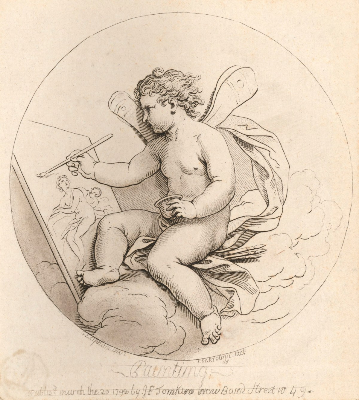 Giovanni Battista Cipriani RA, Painting