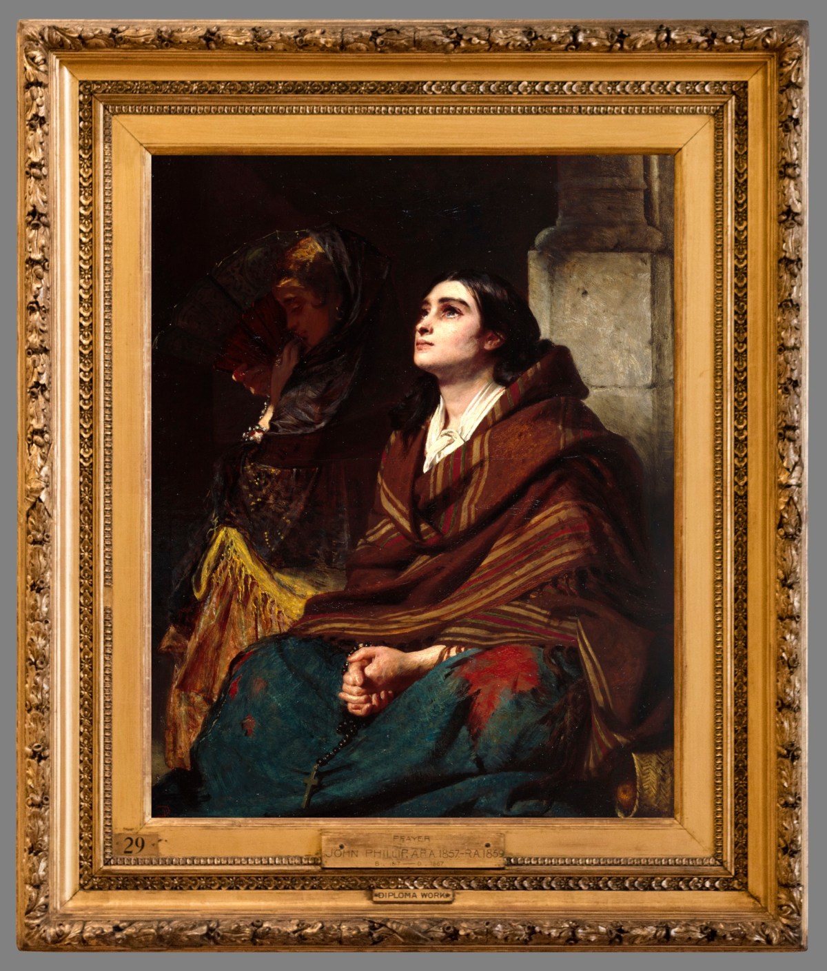 Unknown, Frame for John Phillip RA 'Prayer'