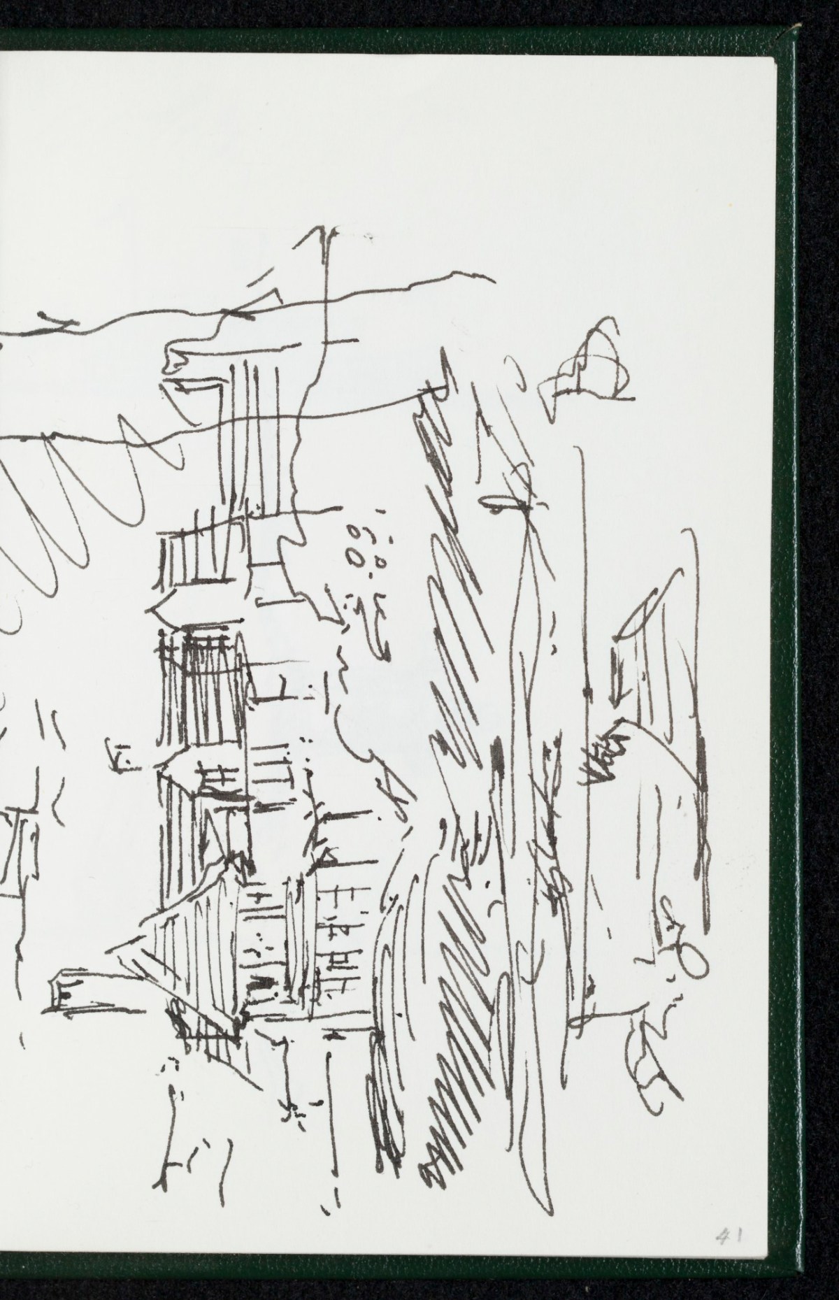 Sir Hugh Casson PRA, New England Connecticut sketchbook
