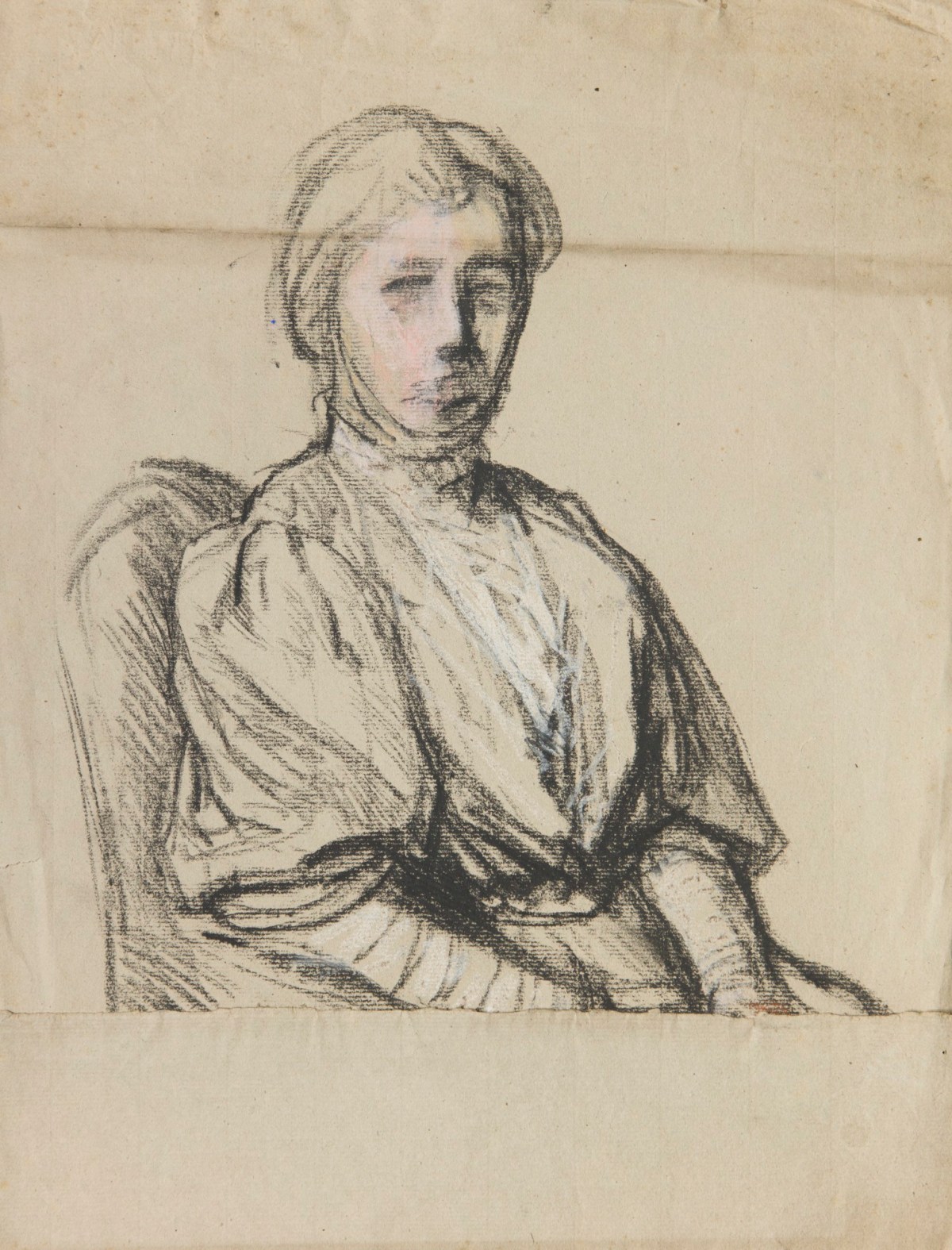Study of the seated figure of an old woman | Works of Art | RA ...