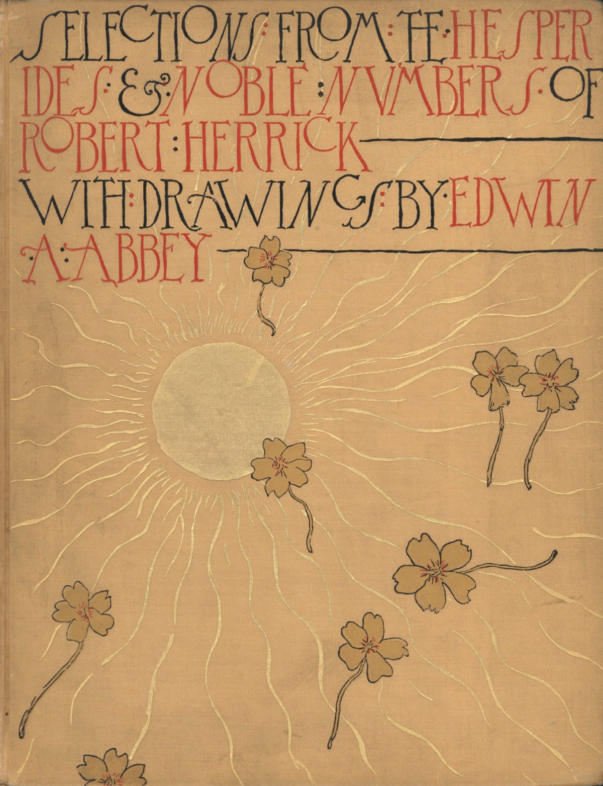 Edwin Austin Abbey RA, Upper cover of publisher's binding