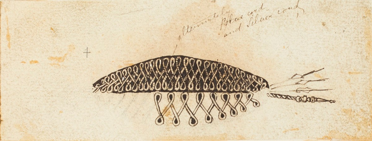 Henry Hugh Armstead RA, Studies of an embroidered band
