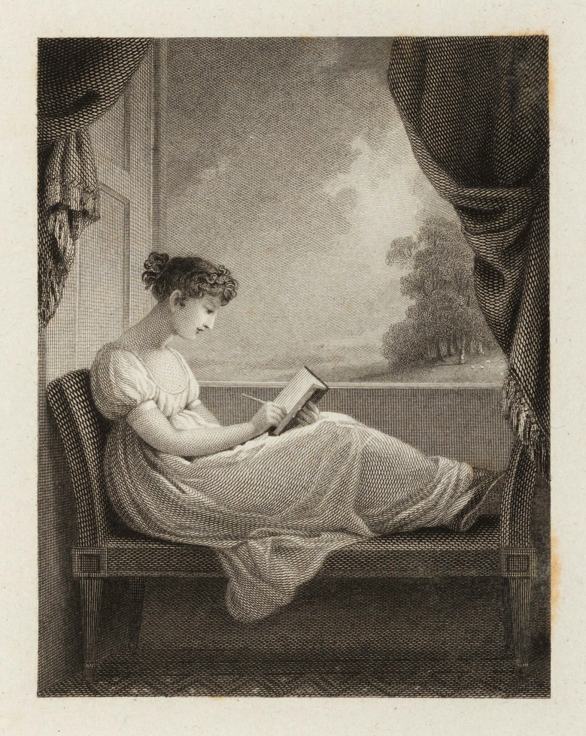 Henry Howard RA, A woman reading