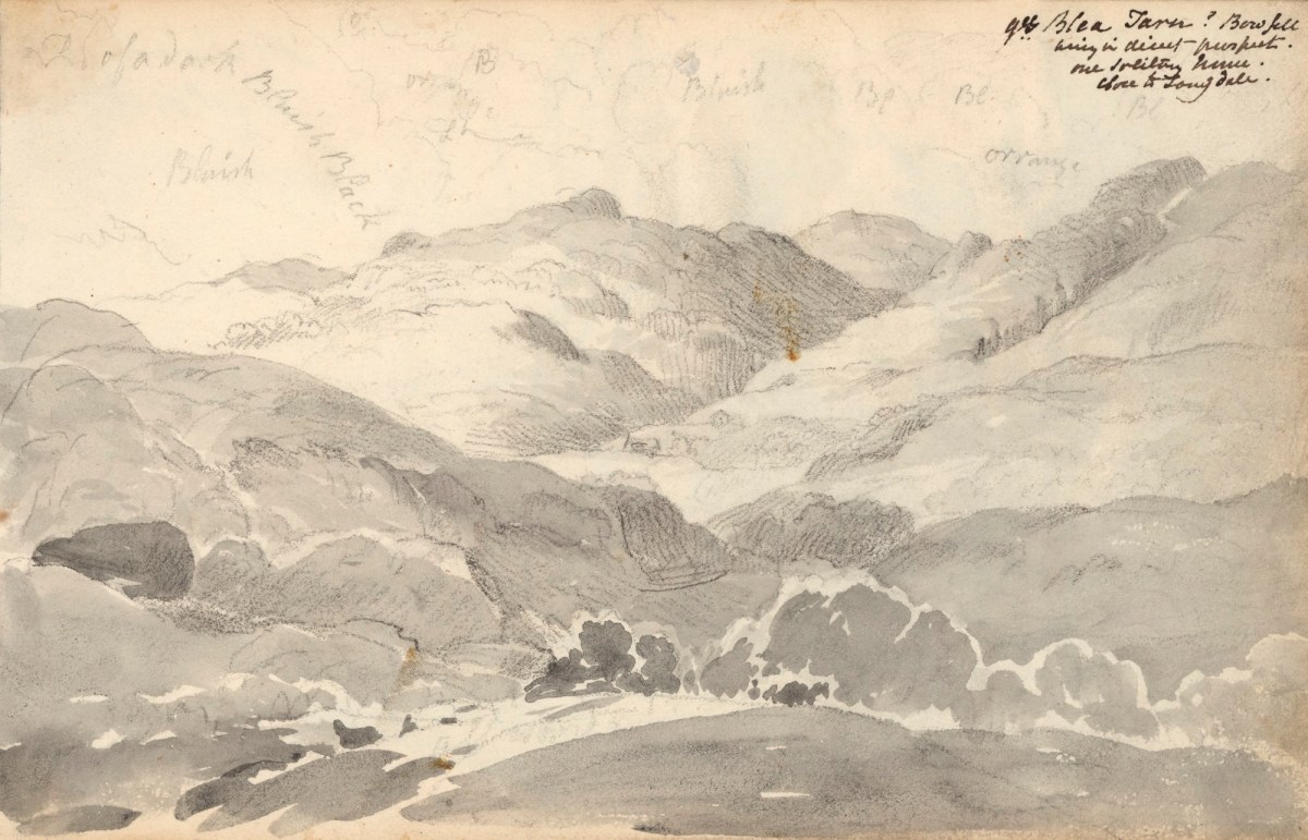 Philip Reinagle RA, A view of Blea Tarn, Lake District