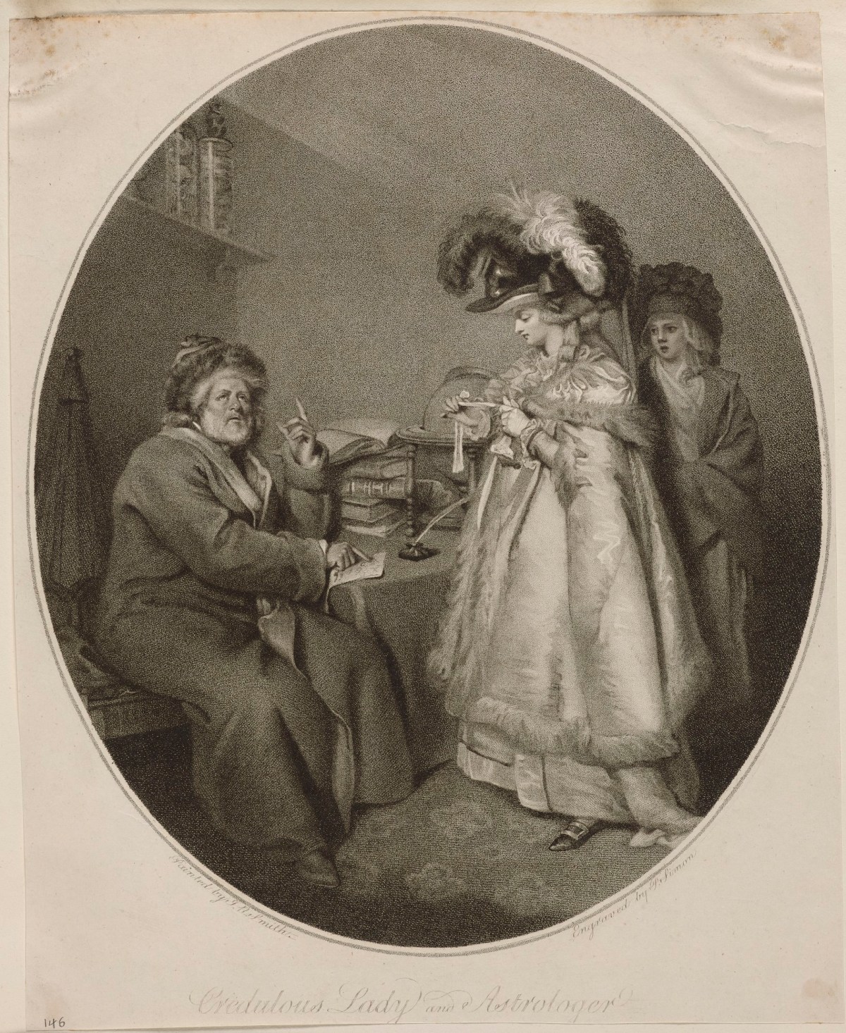 John Raphael Smith, Credulous Lady and Astrologer