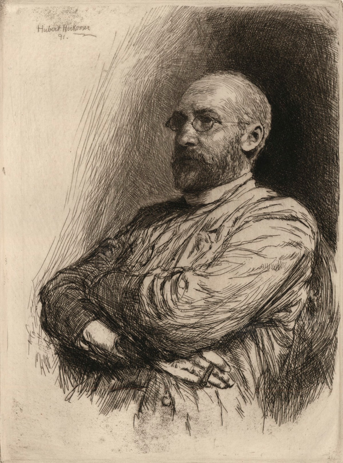 Sir Hubert von Herkomer RA, A Portrait