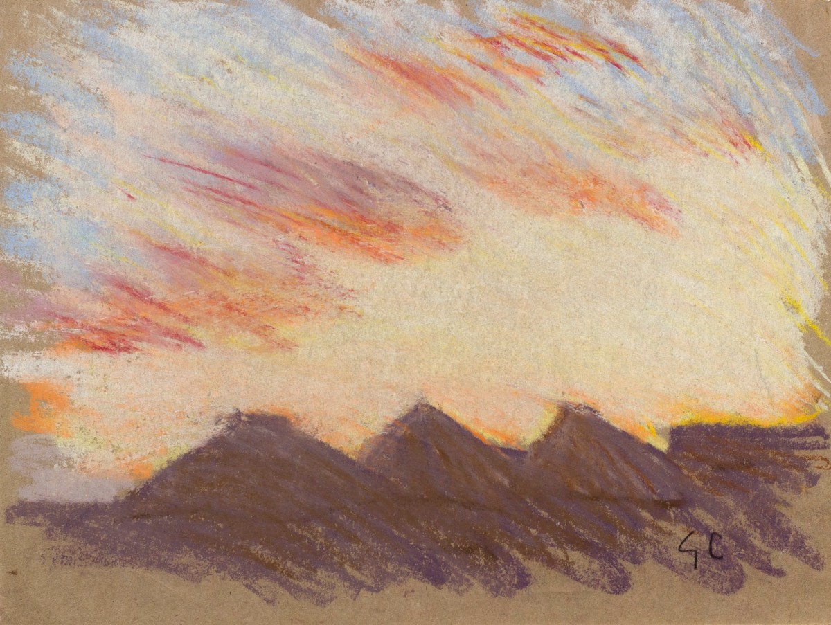 Sir George Clausen RA, Study of haystacks