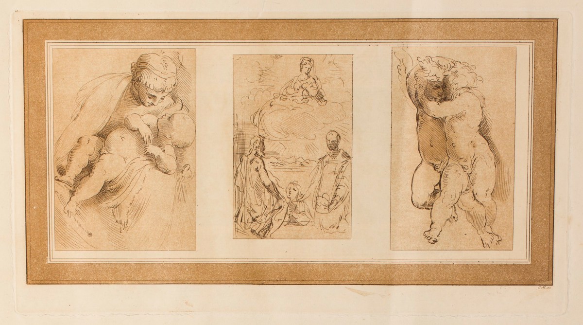 Conrad Martin Metz, Virgin and Child; Virgin and Child with Saints; Two Putti