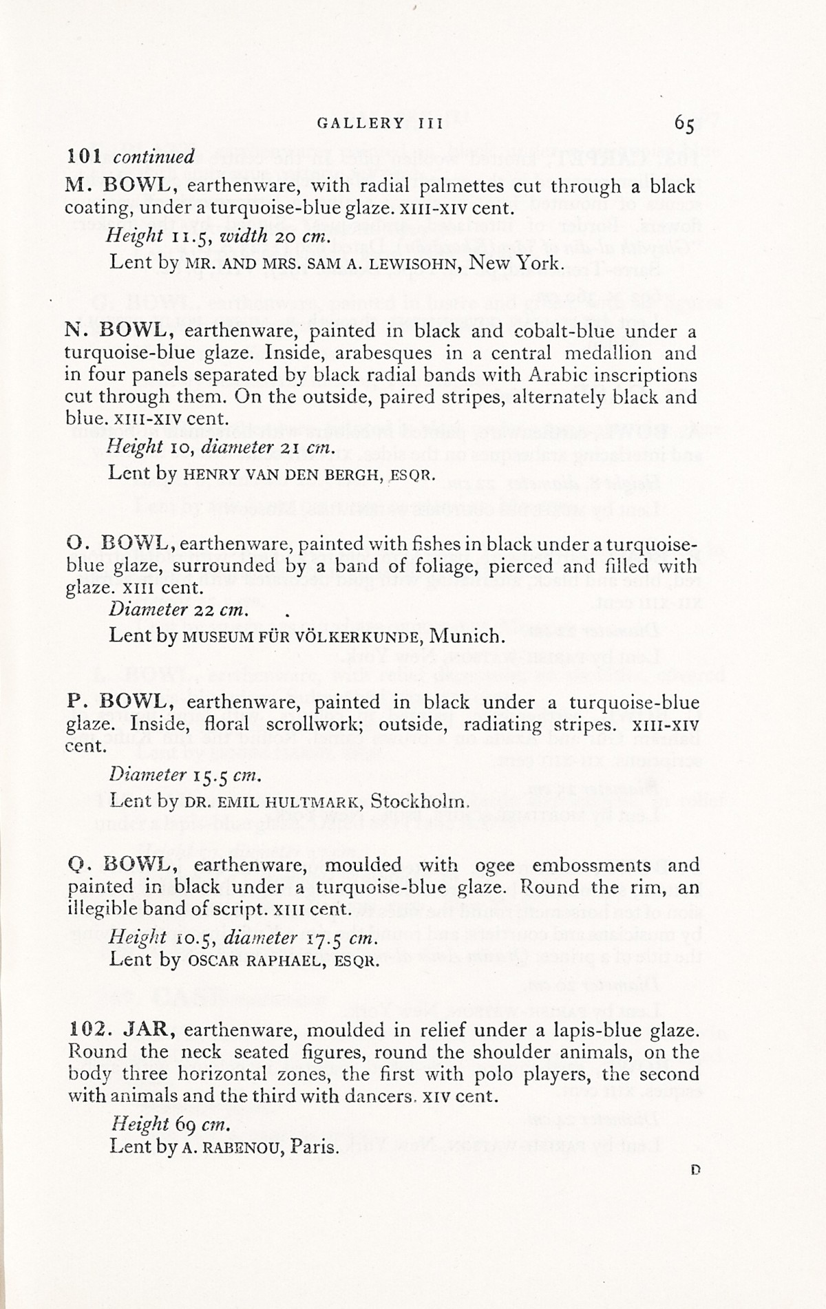 Page 93 of 1931 - International Exhibition of Persian Art