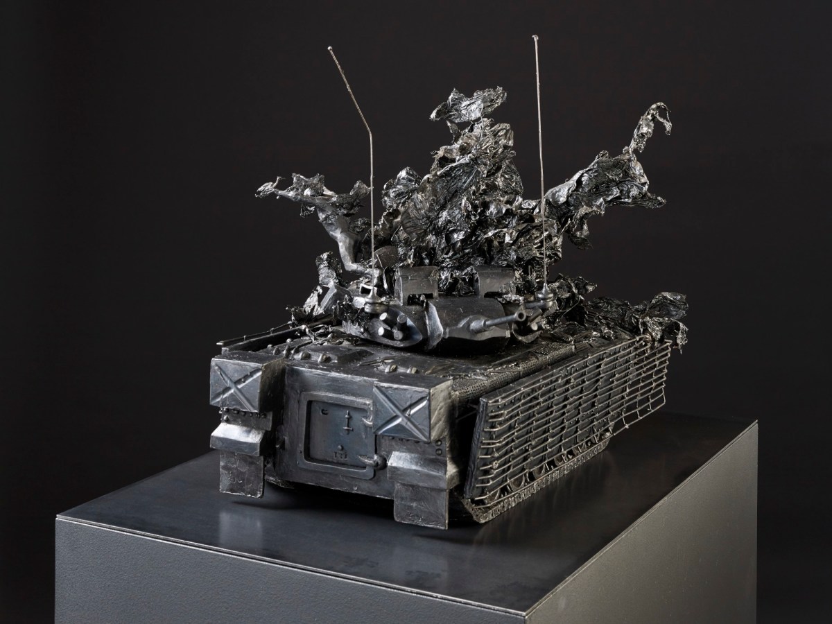 Tim Shaw RA, Tank on Fire (version 2)