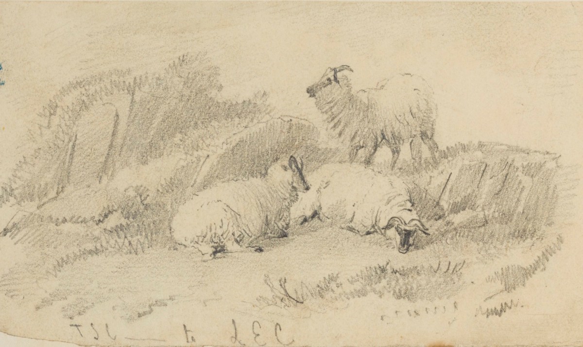 Thomas Sidney Cooper RA, Landscape with sheep