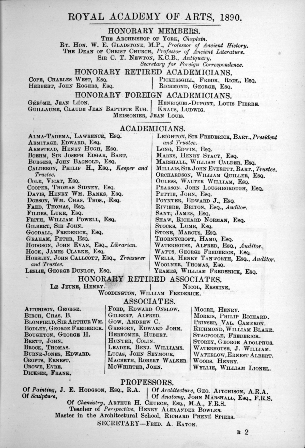 Page 3 of 1890 - Old Masters, deceased masters of the British School, drawings & models by Alfred Stevens
