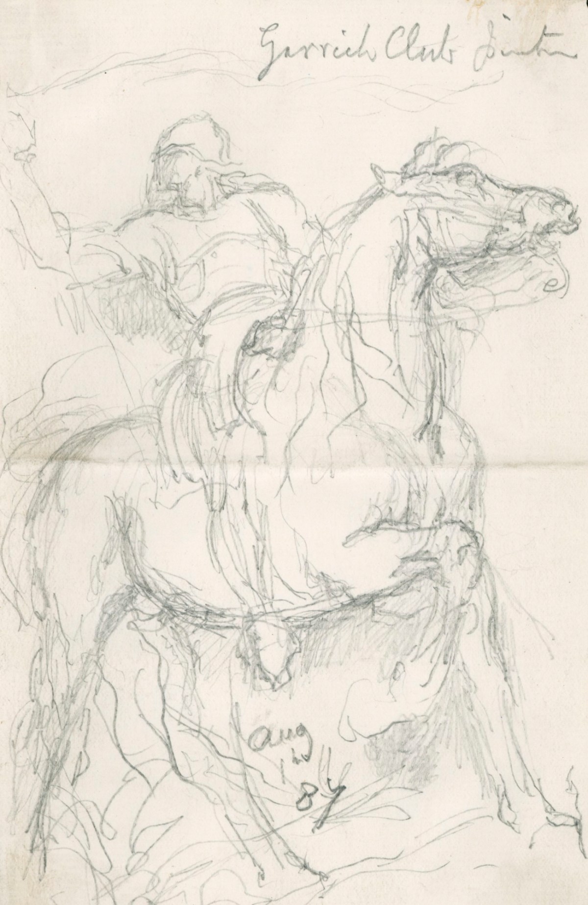 Sir John Gilbert RA, Sketch for 'The Standard Bearer'
