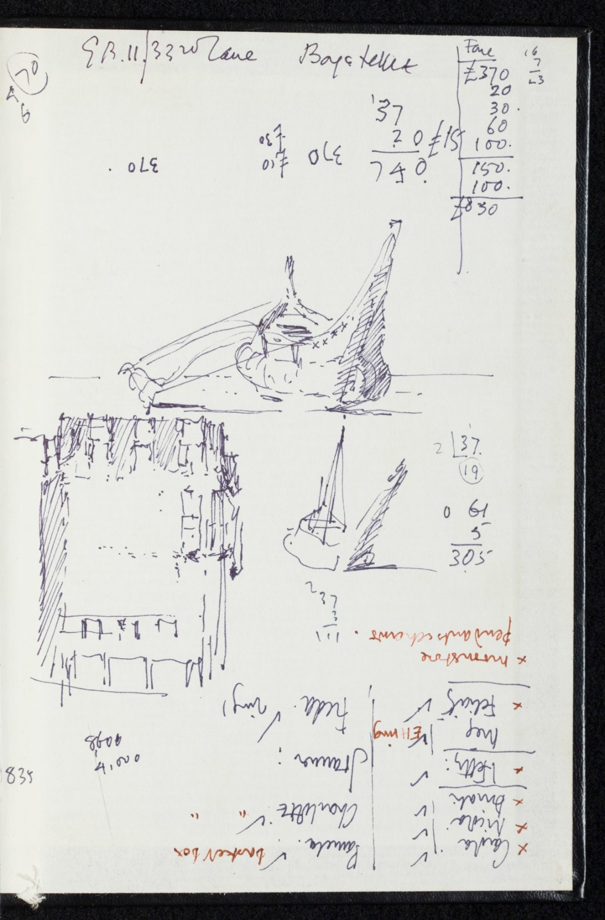 Sir Hugh Casson PRA, Sri Lanka sketchbook
