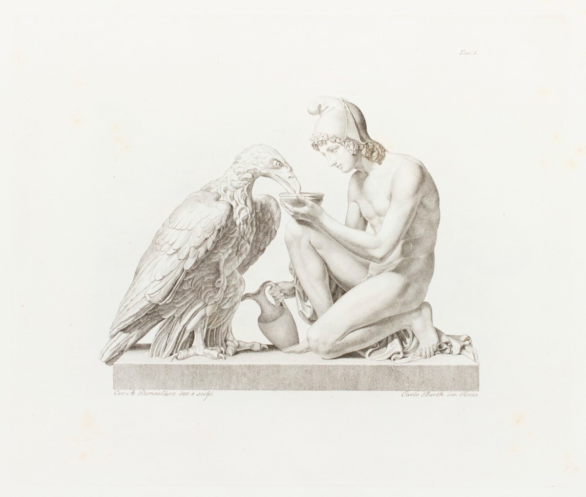 Bertel Thorvaldsen, 'Gruppo di Ganimede.'