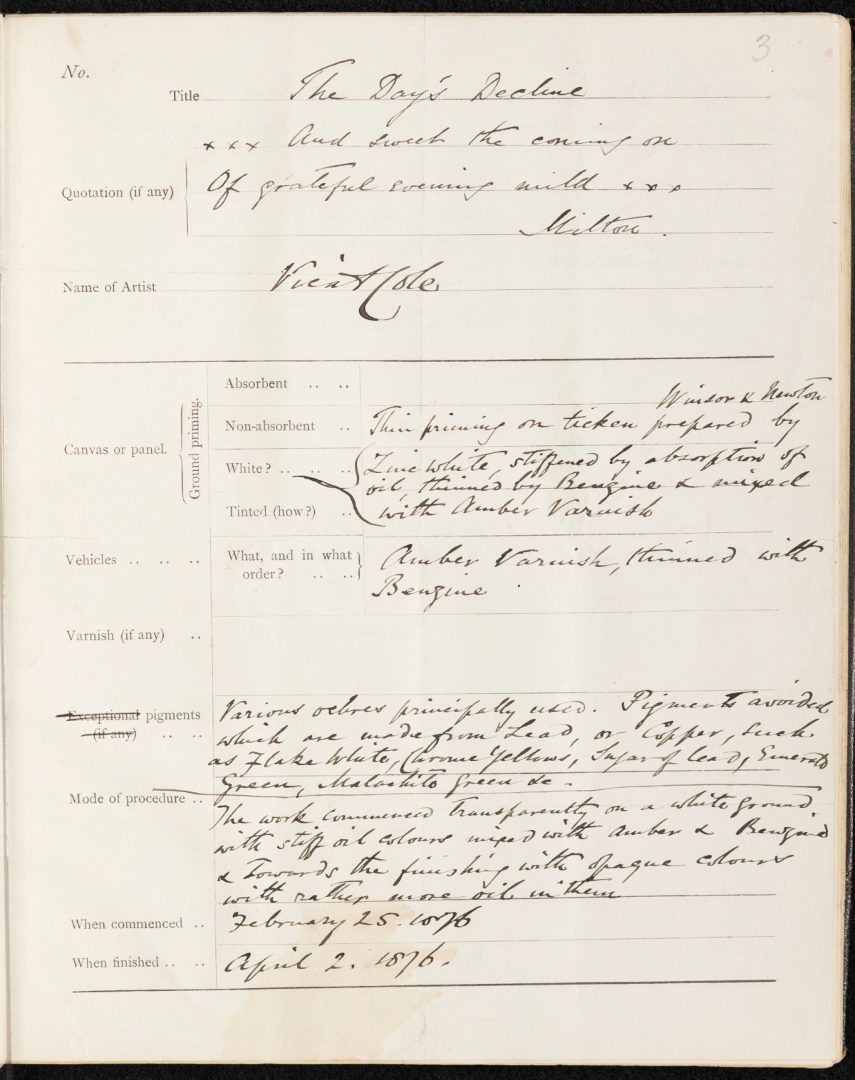 , Members' methods of procedure